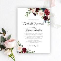 Out Of This World Printable Wedding Invite Template Templates