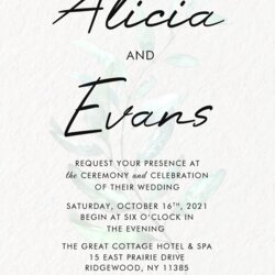 Smashing Modern Wedding Invitation Templates Editable