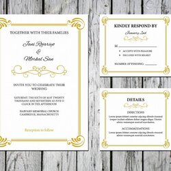 Wedding Invitation Template