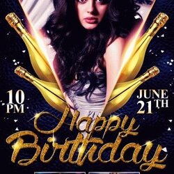 Smashing Birthday Flyer Template Flyers