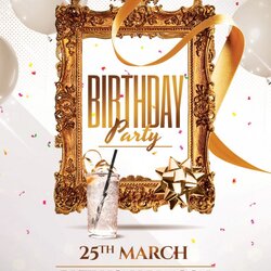 The Best Birthday Flyer Templates For Party