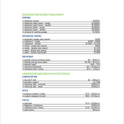 Outstanding Free Sample Remodeling Estimate Templates In Ms Word Template Residential