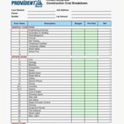 Home Remodeling Cost Estimate Template Spreadsheet Construction Plumbing Excel Doc