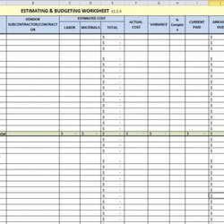 Legit Construction Budget Template Sample Free Estimating Spreadsheet For Building And Home Remodeling Cost