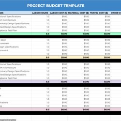 Admirable Free Project Management Templates Excel Printable Budget Google Sheets Asset