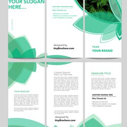Magnificent Panel Brochure Template Word Format Free Download With