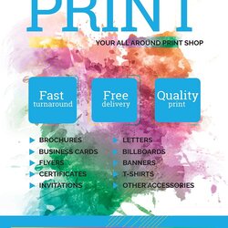 Worthy Print Shop Flyer Template Download In Word Google Docs Illustrator Promotional Publisher