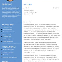 Fine Cover Letter Template Word Professional For Microsoft Examples