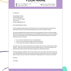 Magnificent Free Word Cover Letter Templates To Download Now Microsoft