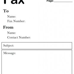 Outstanding Printable Fax Cover Sheet Letter Template Sample Personal Sender Dearth Job
