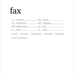 Fantastic Free Fax Cover Templates Sheets In Microsoft Office Template Word Sheet Business Professional Live