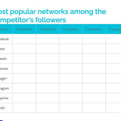 Social Media Marketing Plan Template Free Download