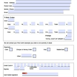 Worthy Sample Order Form Templates Word Excel Formats Spreadsheet Used Image