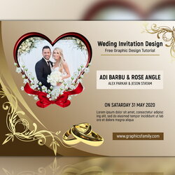 Smashing Wedding Invitation Card Template Free Download Printable Golden Scaled