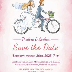 Marvelous Free Wedding Invitation Template Cards Printable And Editable