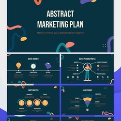 Use This Marketing Plan Template Now It Modern And Abstract Slides