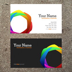 Matchless Free Microsoft Business Card Templates Template