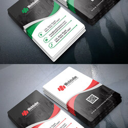 Outstanding Vertical Business Cards Templates Preview