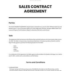 Sales Agreement Word Templates Free Downloads Template Microsoft Contract Copy