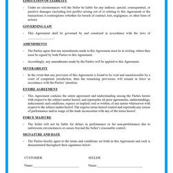Brilliant Free Sales Contract Template For Download Contracts