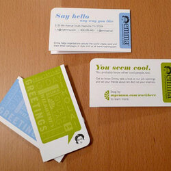 Very Good Attractive Folding Business Cards Card Released Month August Designs Sc