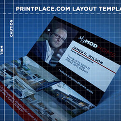 Outstanding Folded Business Cards Print Templates Free Download Template Layout