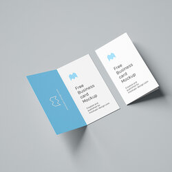 Exceptional Folding Business Card Template Perfect Ideas Folded