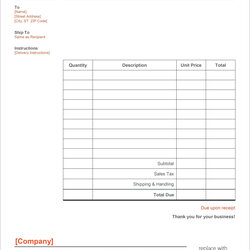 Terrific Credit Card Receipt Template Word In Invoice