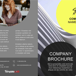 Excellent Free Brochure Templates Word Pertaining To One Sided Template