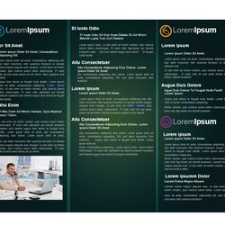 Tremendous Free Brochure Templates Word Template Lab Leaflet