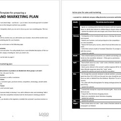 Download Sales And Marketing Action Plan Template