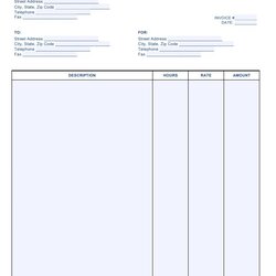 The Highest Standard Service Invoice Template Free Word Templates Blank Forms