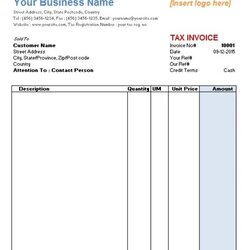 Excellent Service Invoice Template Free Word Templates Excel Format Examples