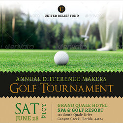 Matchless Free Golf Tournament Flyer Templates In Ms Word Template Charity