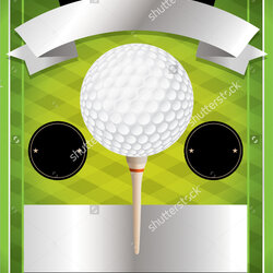 Wonderful Free Golf Tournament Flyer Templates In Ms Word Template Invitation Flyers Vector Amazing Sample