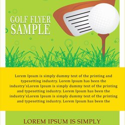 Exceptional Free Golf Brochure Templates Of Tournament Flyer Fundraiser Outing Donation Scramble Brochures