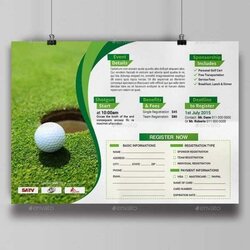 Marvelous Golf Tournament Flyer Template Publisher Database Flyers Forks Hockey Customize Our Free Templates