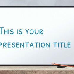 Tremendous Background Education Free Presentation Design Template Or Google Slides Theme With Whiteboard