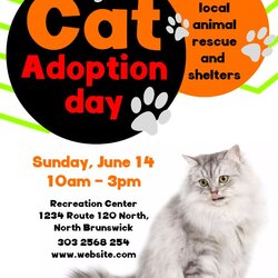 Smashing Pet Adoption Flyer Template Or Social Media Post Cat Flyers Poster Dog Losing Lost Promotional