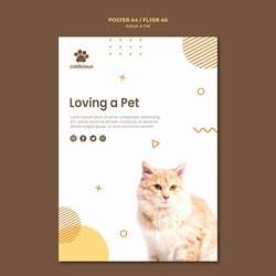 Tremendous Pet Adoption Flyer Template Style Free File