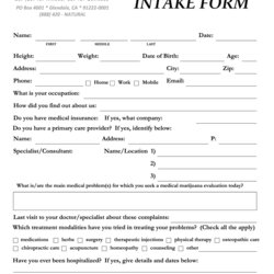 Wizard Printable Medical Intake Form Template Templates Large
