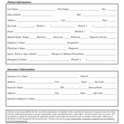 Superior Medical Intake Forms Template Luxury Free Physical Therapy Patient Templates Counseling