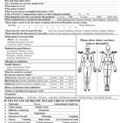 Worthy Medical Intake Form Template Database Source