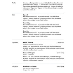 Wonderful Best Yet Free Resume Templates For Word Template Elegant Professional Organized