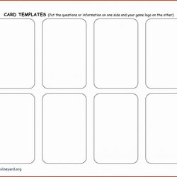 Blank Playing Card Template Cards Ms Word Business In