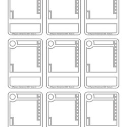 Blank Printable Playing Cards Card Template
