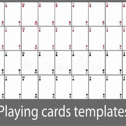 Admirable Blank Playing Card Template Inspirational Cards Deck Within