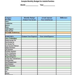 Swell Simple Budget Template