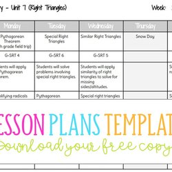 Superb Google Docs Lesson Plans Template Busy Miss Weekly Plan Editable School Middle Templates High Drive