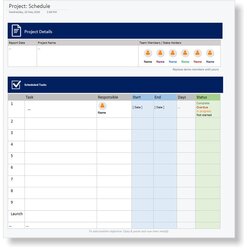 Project Management Powered By Template Templates